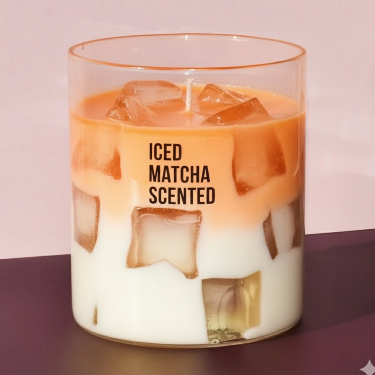 Jelly Candle Iced Matcha Scented Candle Jelly Candle Smooth Oud Aroma | Deeksha Candles 