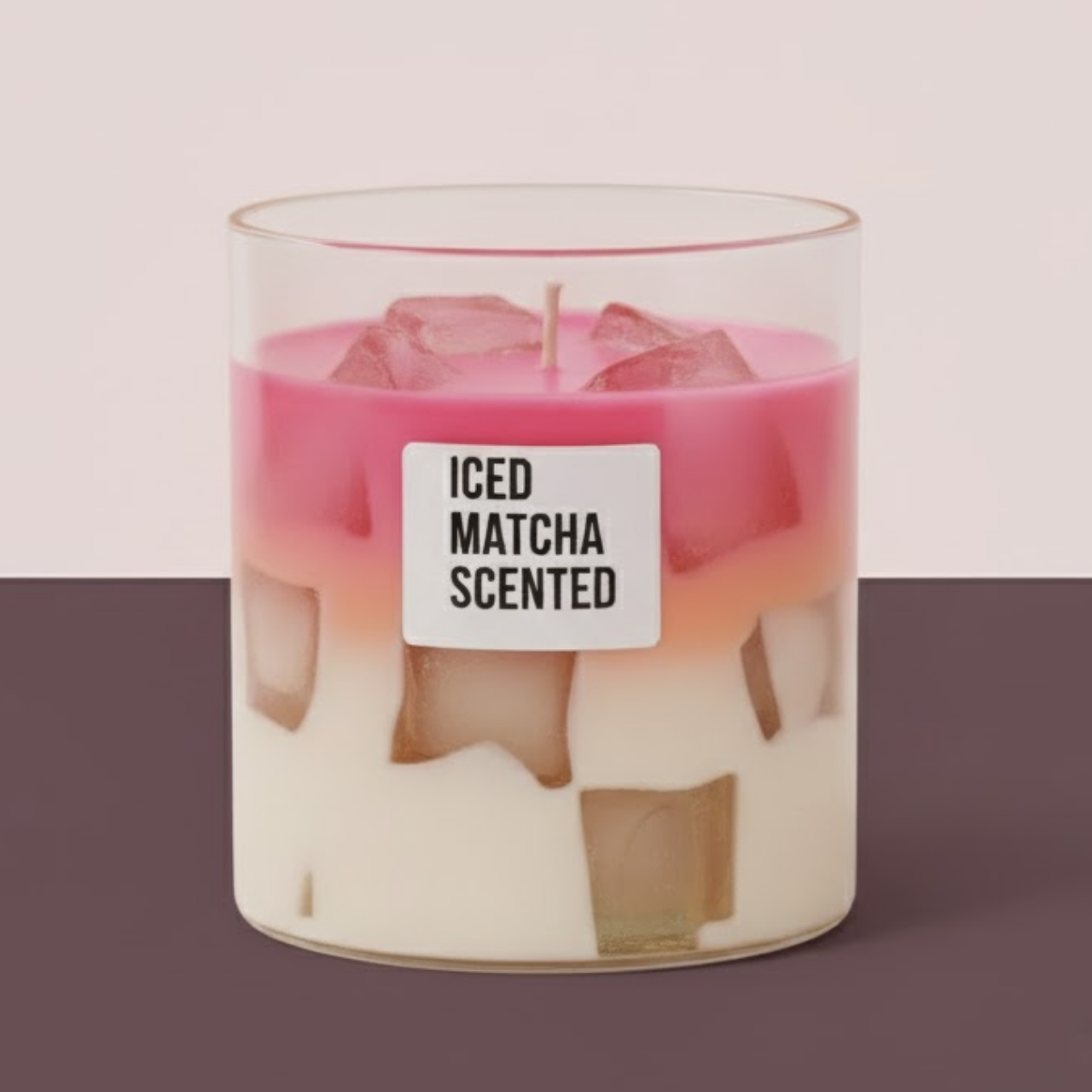 Jelly Candle Iced Matcha Scented Candle Jelly Candle Smooth Oud Aroma | Perfect for Gifting & Home Decor | Deeksha Candles