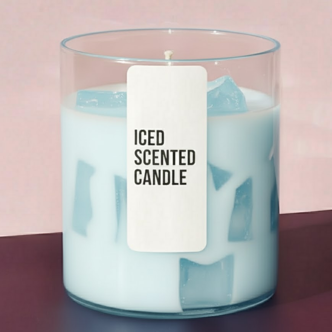 Pure Harmony Aromatherapy | Square Glass | Perfect for Home Décor & Gifting | Deeksha Candles
